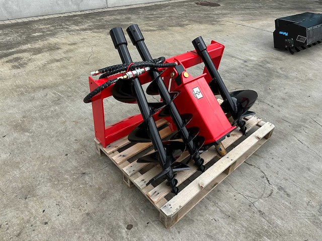 Giyi - hydraulische grondboren passend op schranklader - afbeelding 7 van  8
