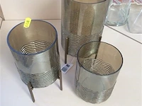 Glas 3stuks 2op voet - afbeelding 1 van  3