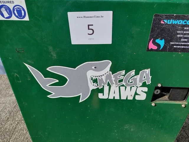 Glas crusher mega jaws verrijdbaar - afbeelding 6 van  13