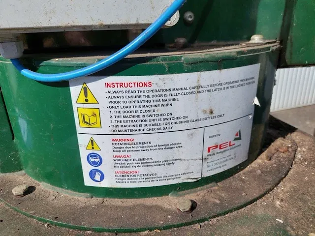 Glas crusher mega jaws verrijdbaar - afbeelding 8 van  13