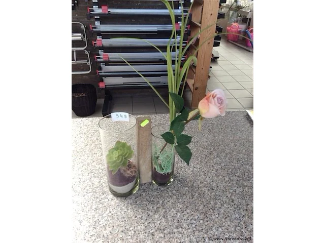 Glas + decoratie - afbeelding 1 van  2