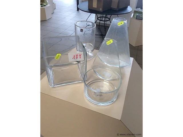 Glas divers 5stuks - afbeelding 1 van  3