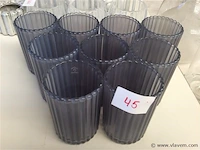 Glas grijs 9stuks - afbeelding 1 van  2