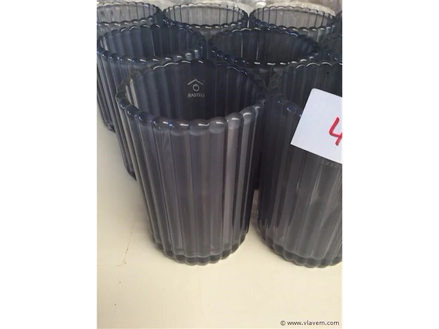 Glas grijs 9stuks - afbeelding 2 van  2