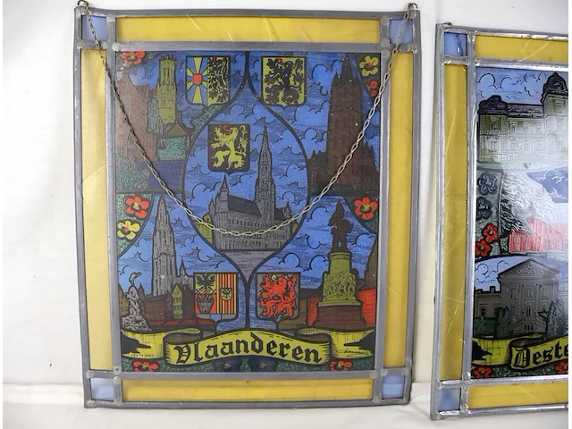 Glas in lood (x2) - afbeelding 3 van  3