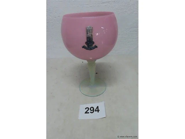 Glas opaline 22 cm - afbeelding 1 van  3