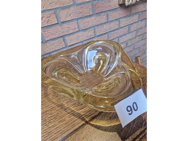 Glaspasta schaal, 30x30cm h 8cm - afbeelding 2 van  3