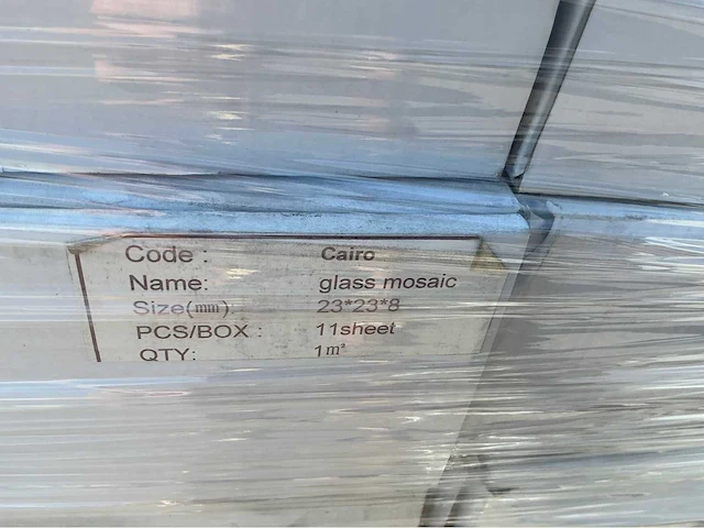 Glass mosaïc caïro mozaïek tegel - afbeelding 2 van  2