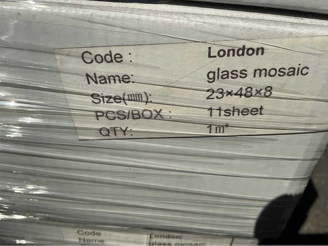 Glass mosaïc london mozaïek tegel - afbeelding 1 van  2