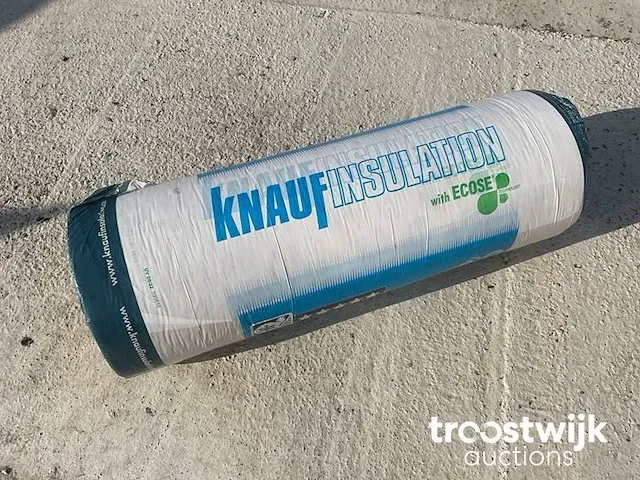 Glaswol 4,5 cm dik 116,64 m2 ( 6 rol ) - afbeelding 2 van  2