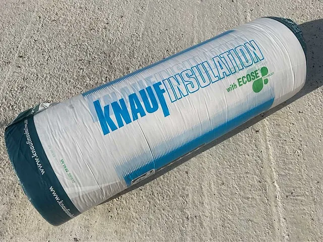 Glaswol 4,5 cm dik 38,88 m2 ( 2 rol ) - afbeelding 2 van  2