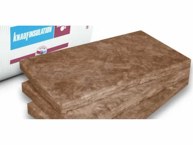 Glaswol plaat 4 cm dik 69,12 m2 ( 1/4 pal ) - afbeelding 1 van  3