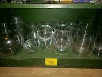 Glazen bokalen, kommen, vazen, ca. 16 stuks - afbeelding 1 van  6