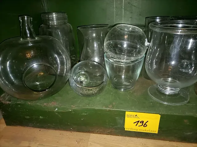 Glazen bokalen, kommen, vazen, ca. 16 stuks - afbeelding 2 van  6