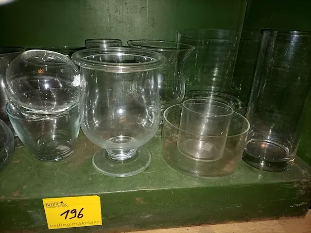 Glazen bokalen, kommen, vazen, ca. 16 stuks - afbeelding 3 van  6