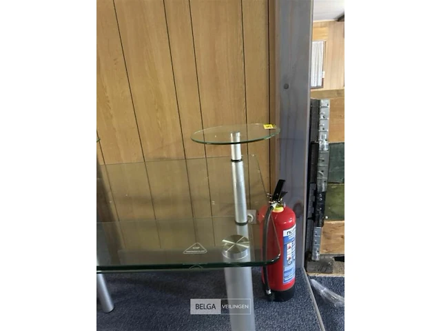 Glazen bureel l80xb55xh69 cm - afbeelding 2 van  4