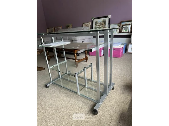 Glazen bureeltafel - afbeelding 2 van  7
