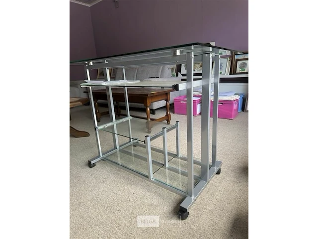 Glazen bureeltafel - afbeelding 3 van  7