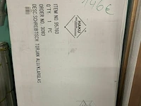 Glazen bureeltafel - afbeelding 1 van  2