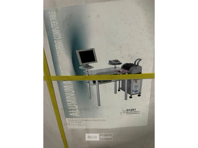 Glazen bureeltafel - afbeelding 1 van  1