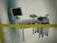 Glazen bureeltafel - afbeelding 1 van  2