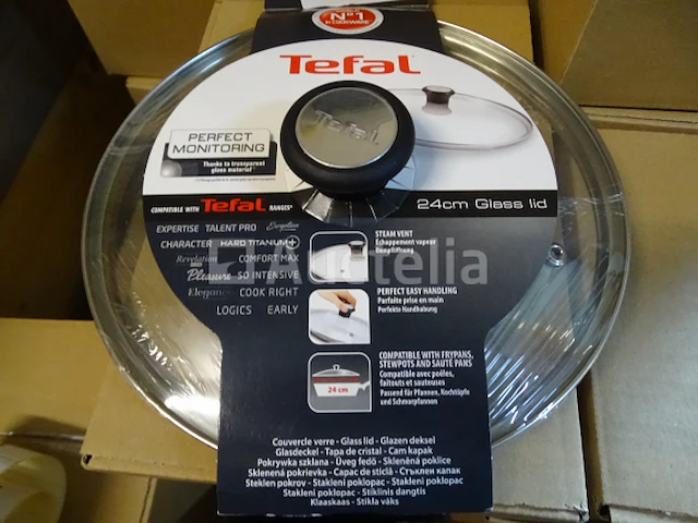 Glazen deksel met stoomgat - ø 24 cm tefal - afbeelding 3 van  3