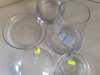 Glazen dekselpotten 3stuks - afbeelding 2 van  2