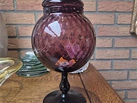 Glazen dekselvaas, h 32cm - afbeelding 1 van  3