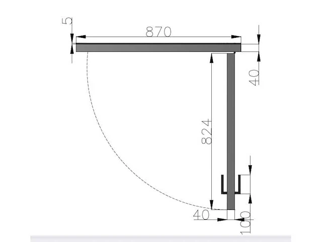 Glazen deur met aluminium kader – ral 1036 goud - afbeelding 8 van  8