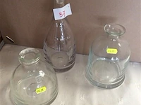 Glazen items 3stuks - afbeelding 1 van  3