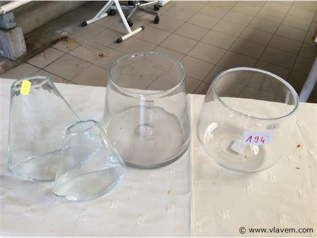 Glazen items 4stuks - afbeelding 1 van  2