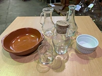 Glazen kannen en flesjes - afbeelding 1 van  1
