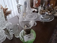 Glazen olielamp - afbeelding 1 van  1