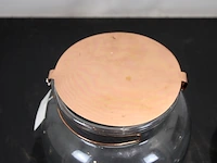 Glazen pot (x2) - afbeelding 3 van  3
