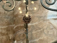 Glazen salontafel met metalen onderstel - afbeelding 2 van  5