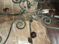 Glazen salontafel met metalen onderstel - afbeelding 5 van  5