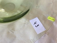 Glazen schaal licht gekleurd - afbeelding 2 van  2