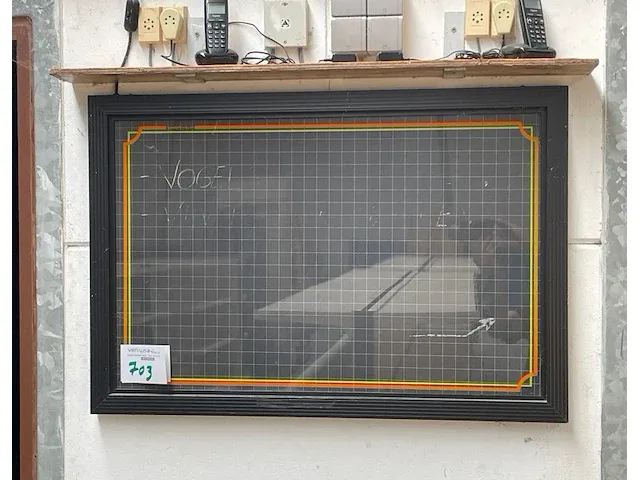 Glazen schrijfbord - afbeelding 1 van  3