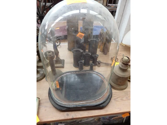 Glazen stolp hoogte 42cm - afbeelding 1 van  1