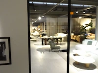 Glazen tussenwand in alu frame - afbeelding 2 van  6