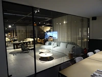 Glazen tussenwand in alu frame - afbeelding 3 van  6