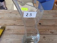 Glazen vaas. krosno - afbeelding 1 van  3