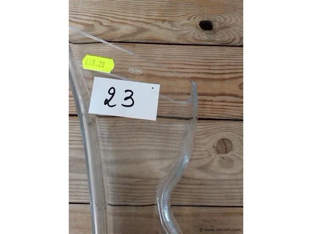 Glazen vaas. krosno - afbeelding 3 van  3