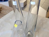 Glazen vazen 3stuks - afbeelding 2 van  2