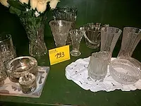 Glazen vazen ea., ca. 15 stuks - afbeelding 4 van  4