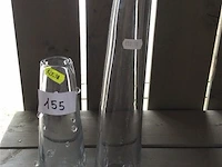 Glazen vazen rasteli 2stuks - afbeelding 1 van  2