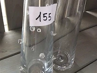 Glazen vazen rasteli 2stuks - afbeelding 2 van  2