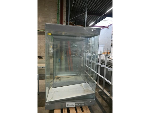 Glazen vitrinekast met verlichting - afbeelding 1 van  5