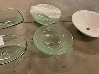 Glazen wastafel (4x) - afbeelding 4 van  4