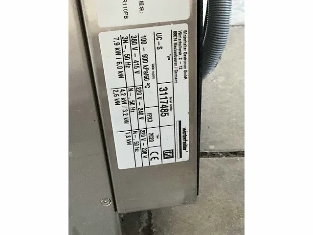 Glazenvaatwasmachine winterhalter compleet met osmosesysteem - afbeelding 6 van  7